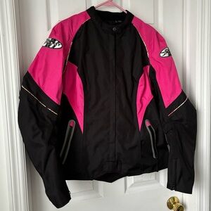 Joe Rocket Pink & Black Luna Motorcycle Jacket